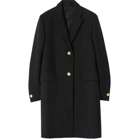 cappotto nero lana burberry|Cappotti Burberry in Lana Nero taglia 46 IT .